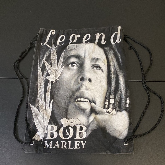 Bob Marley Drawstring Bag - Picture 2 of 3